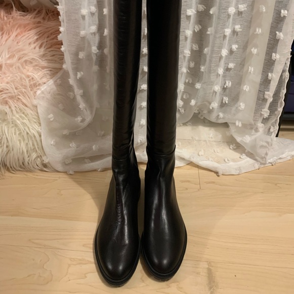 Stuart Weitzman SW 5050 City Boots Black - Picture 3 of 10